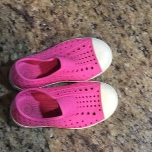 Pink Native Shoes Size 10